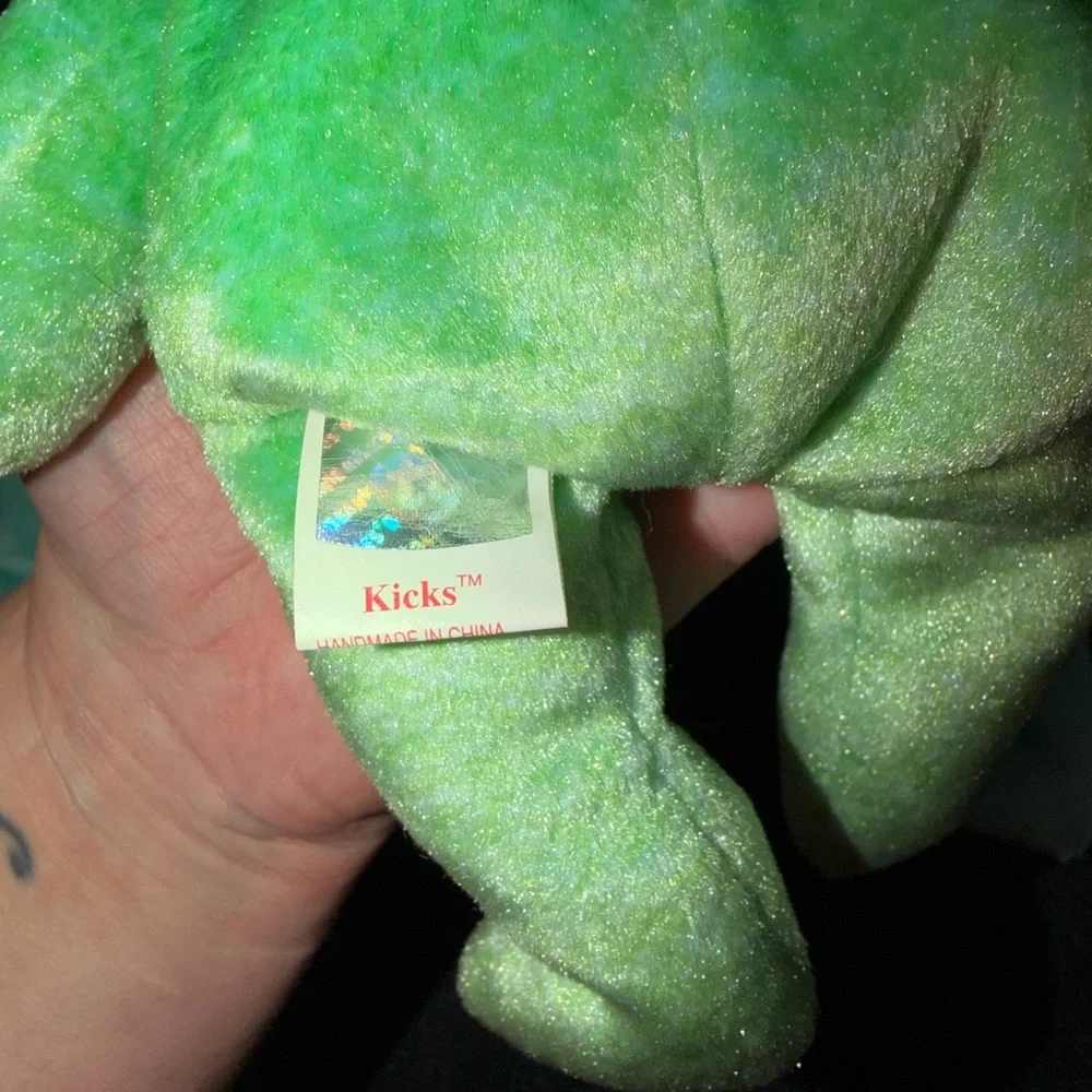 Colorful‎ Plush Beanie Babies, lot of 5